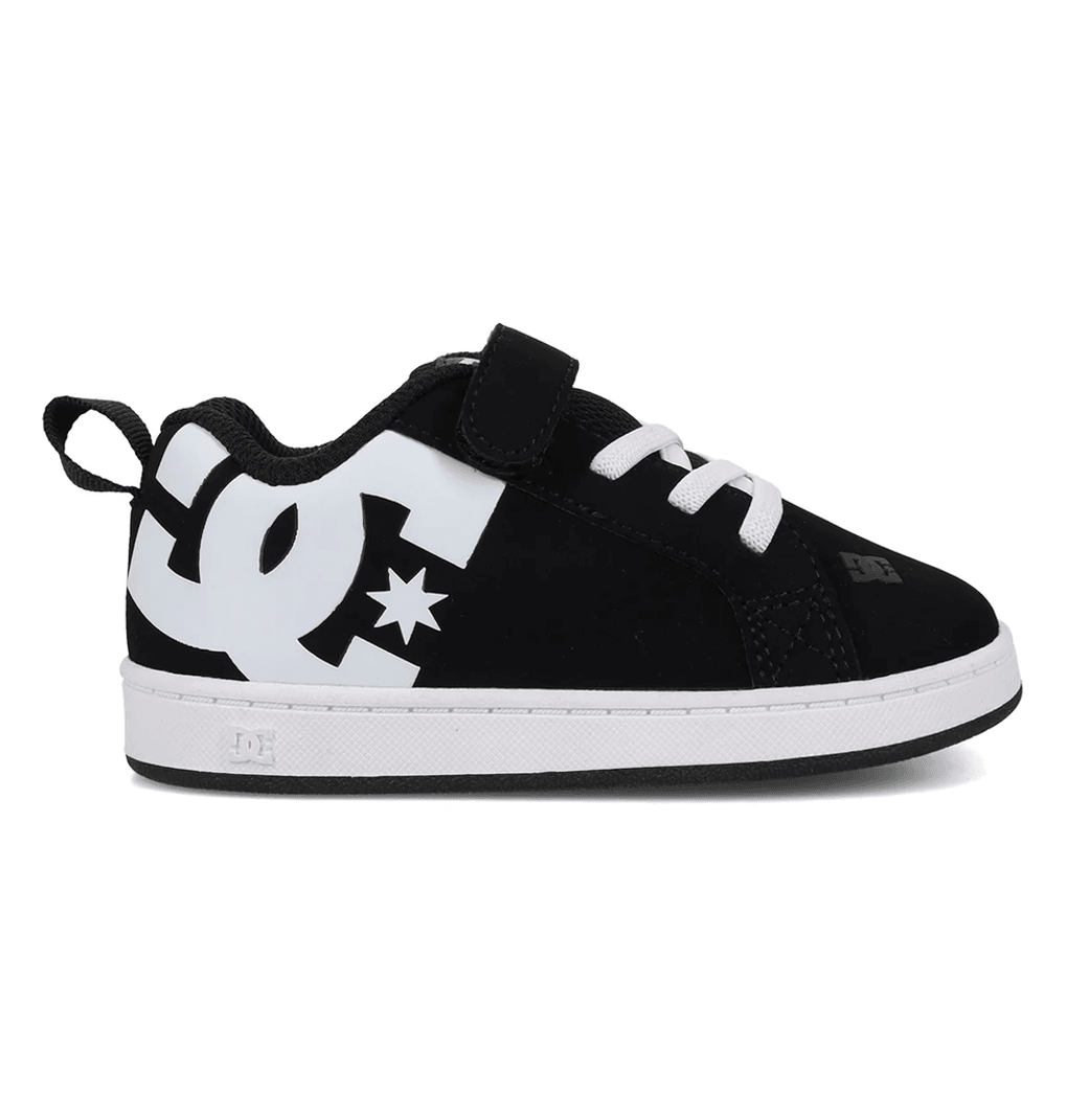 Детски обувки Dc Shoes Kids' Court Graffik - Toddler Black/white (blkwht)