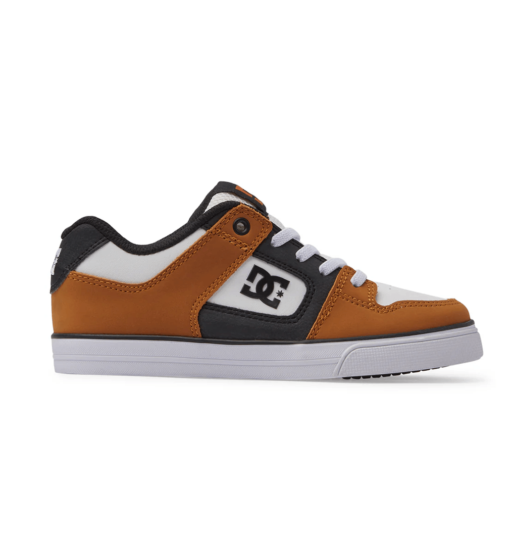Zapatillas Con Cordones Elásticos Dc Shoes Kids' Pure Trigo/blanco (wew)