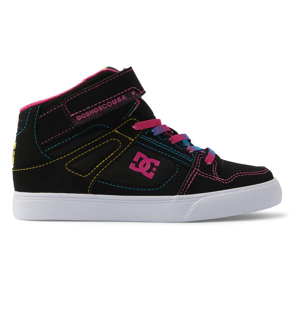 Dc Shoes Pure Hi Top Ev Para Niños, Multi (mlt)