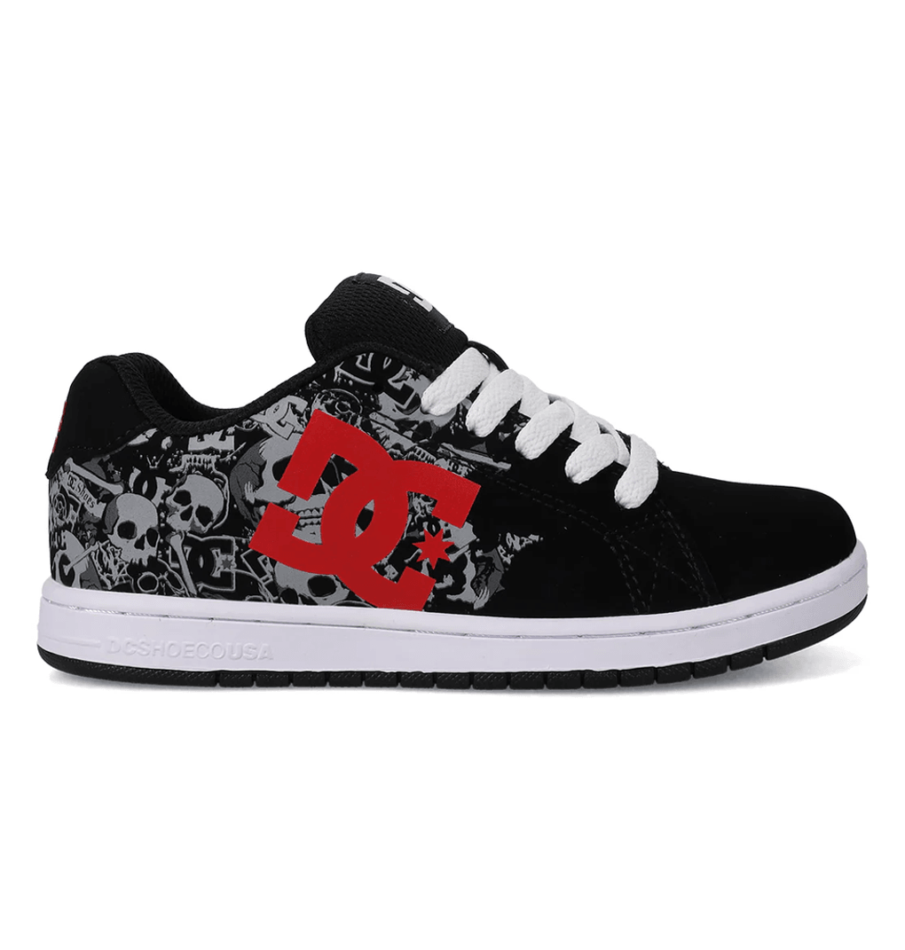 Zapatos Gaveler Para Niños De Dc Shoes Negro/rojo/gris Negro/rojo/gris
