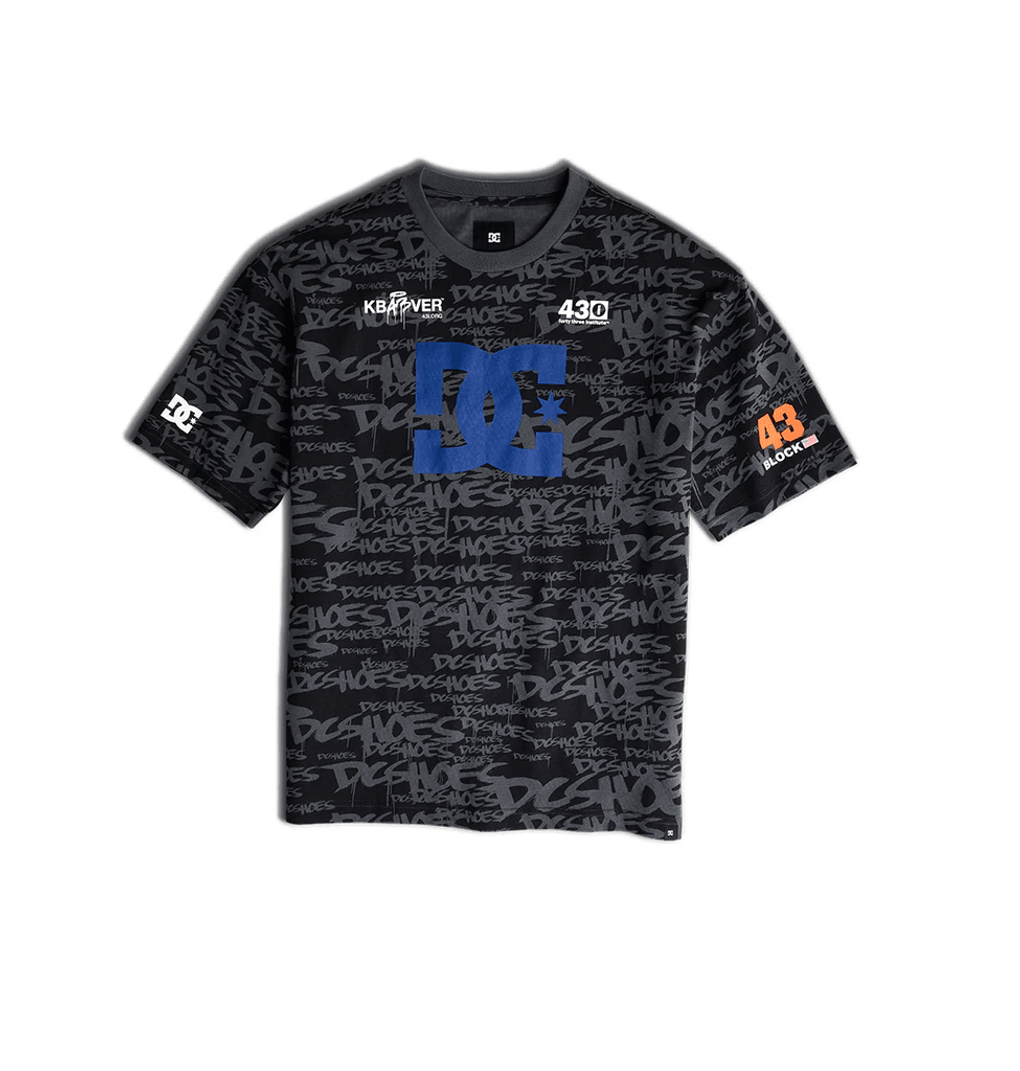 Dc Shoes Men's Block43 HSS T-Shirt Anthracite
