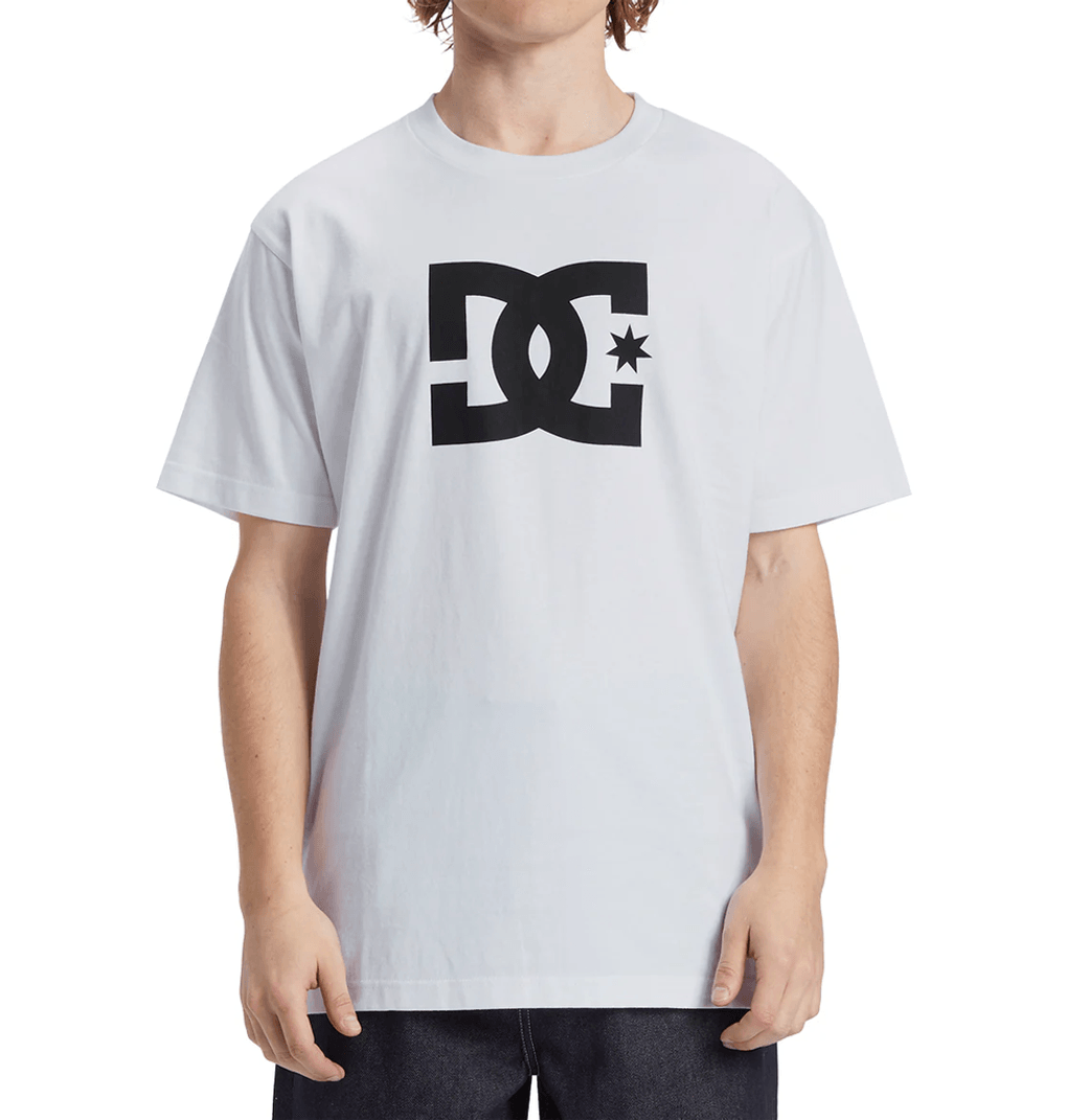 Мъжка тениска с къс ръкав Dc Shoes Men's Dc Star Heritage бяла