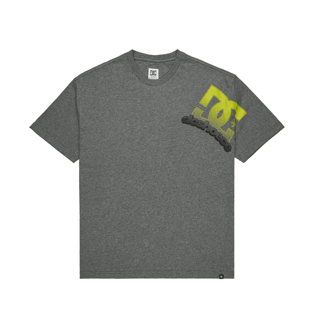 Мъжка тениска с къс ръкав Dc Shoes Solid Lefty Heritage, тъмно сив меланж