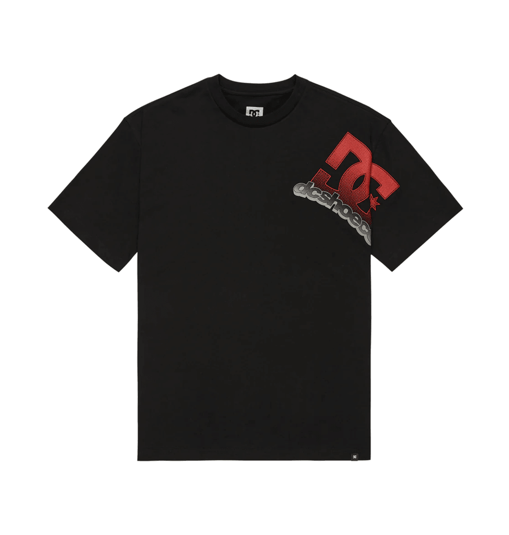 Dc Shoes Men's Solid Lefty Heritage Short Sleeve Shirt Black