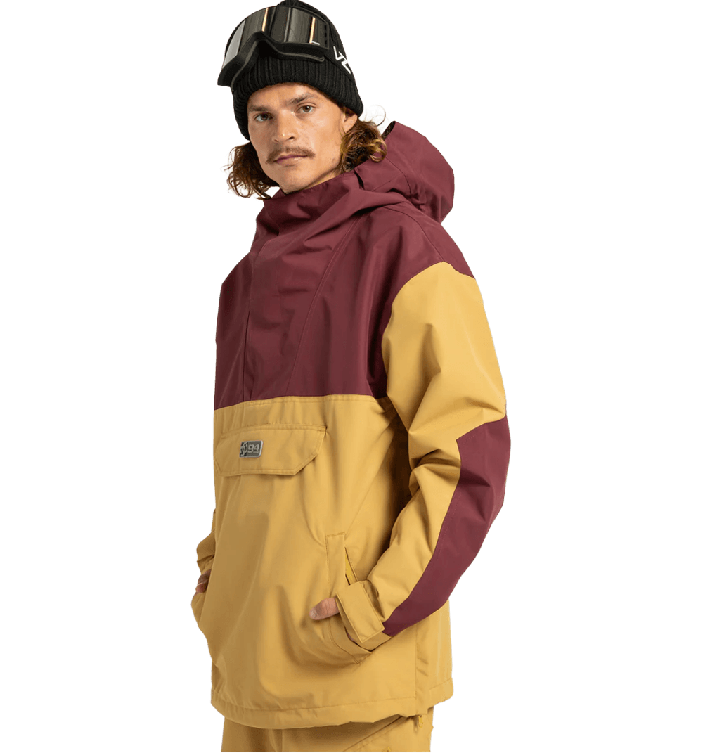 Мъжко яке тип анорак Dc Shoes Dc-43, цвят горчица и златисто