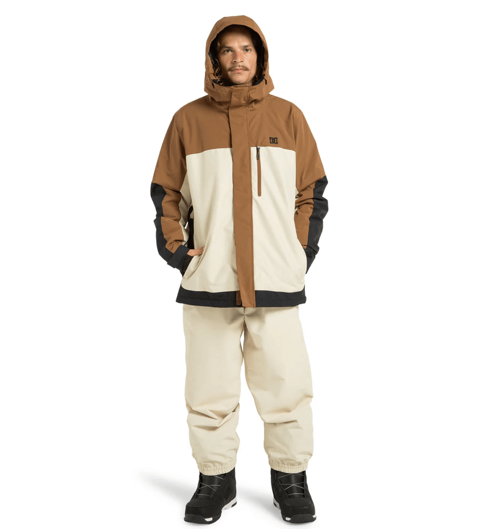 Сноуборд яке Dc Shoes Men's Defiant Insulated Snow Jacket - Oatmeal