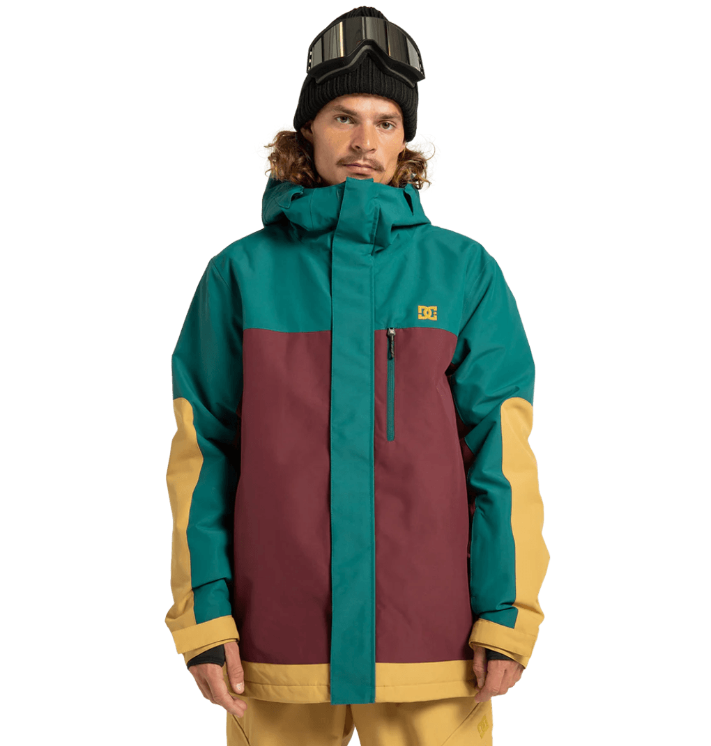 Мъжко яке с изолация Dc Shoes Defiant, цвят бордо