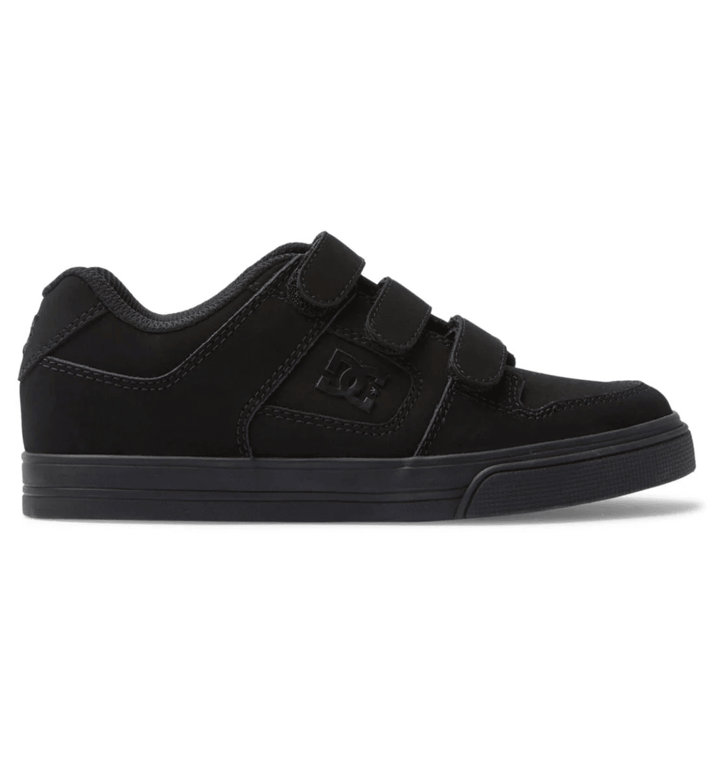 Детски обувки с велкро DC Shoes Pure, черни/черни/черни (3BK)