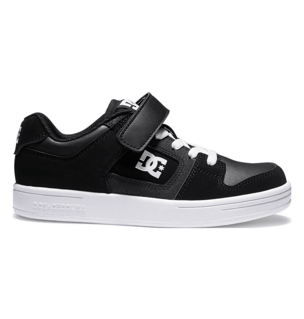 Детски обувки Dc Shoes Kids' Manteca 4 с еластични връзки, черни/черни/бели (blw)