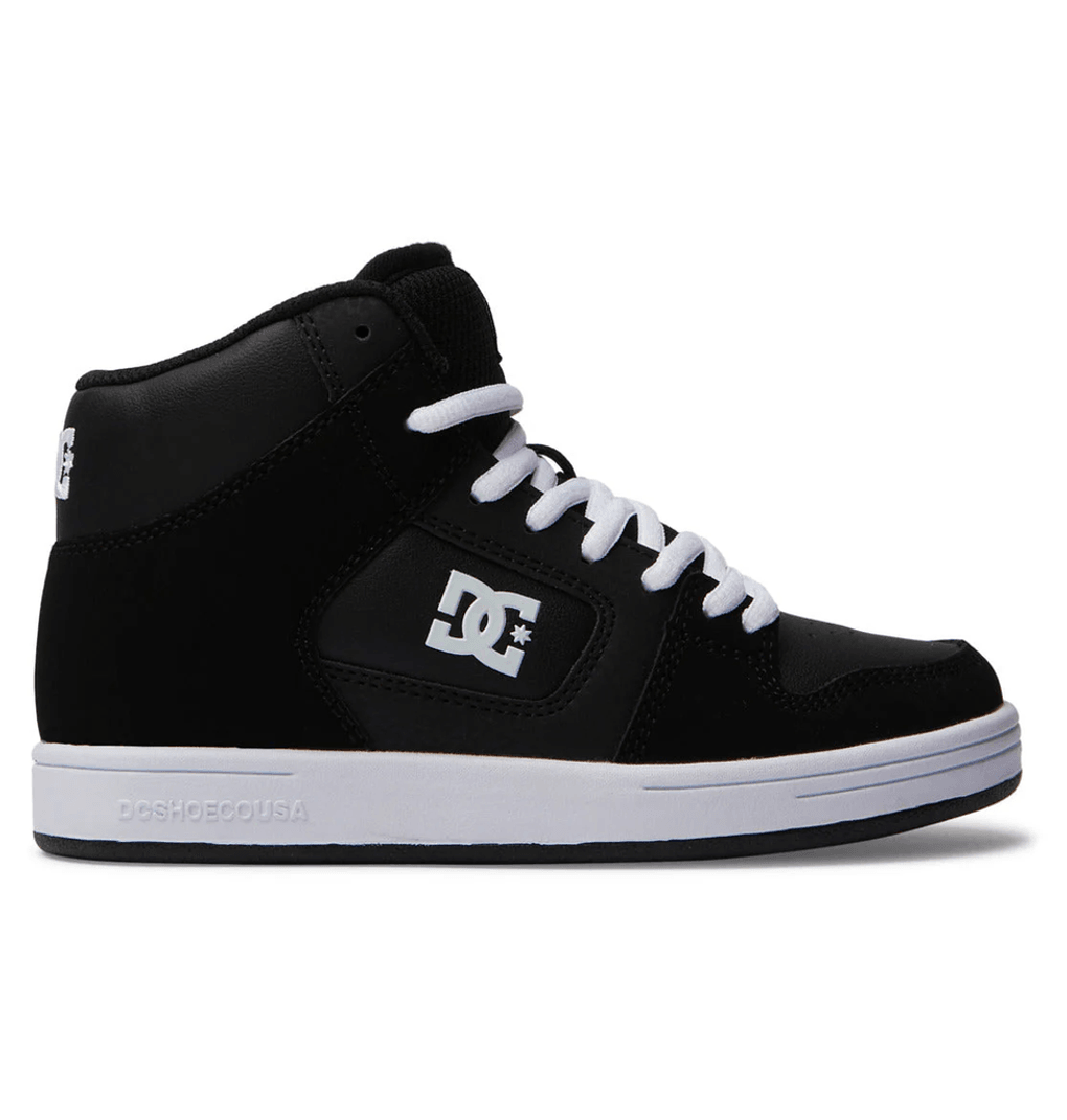 Buty DC Shoes Manteca 4 Hi Dla Dzieci Czarne/czarne/białe (BLW)