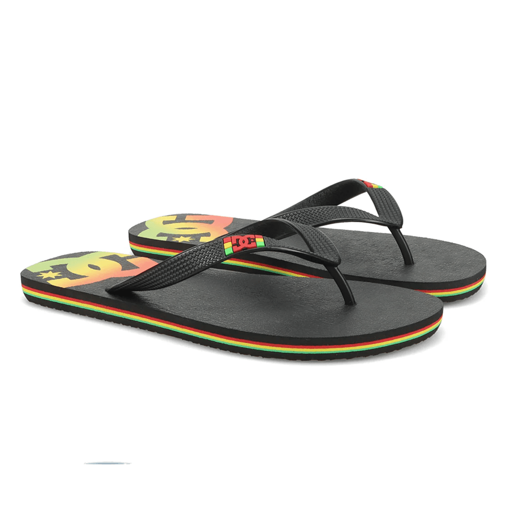 DC Shoes Spray Slides Rasta Para Hombre