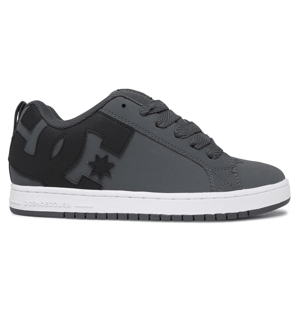 Zapatillas Court Graffik De DC Shoes Para Hombre, Gris Oscuro/negro/blanco (gbw)