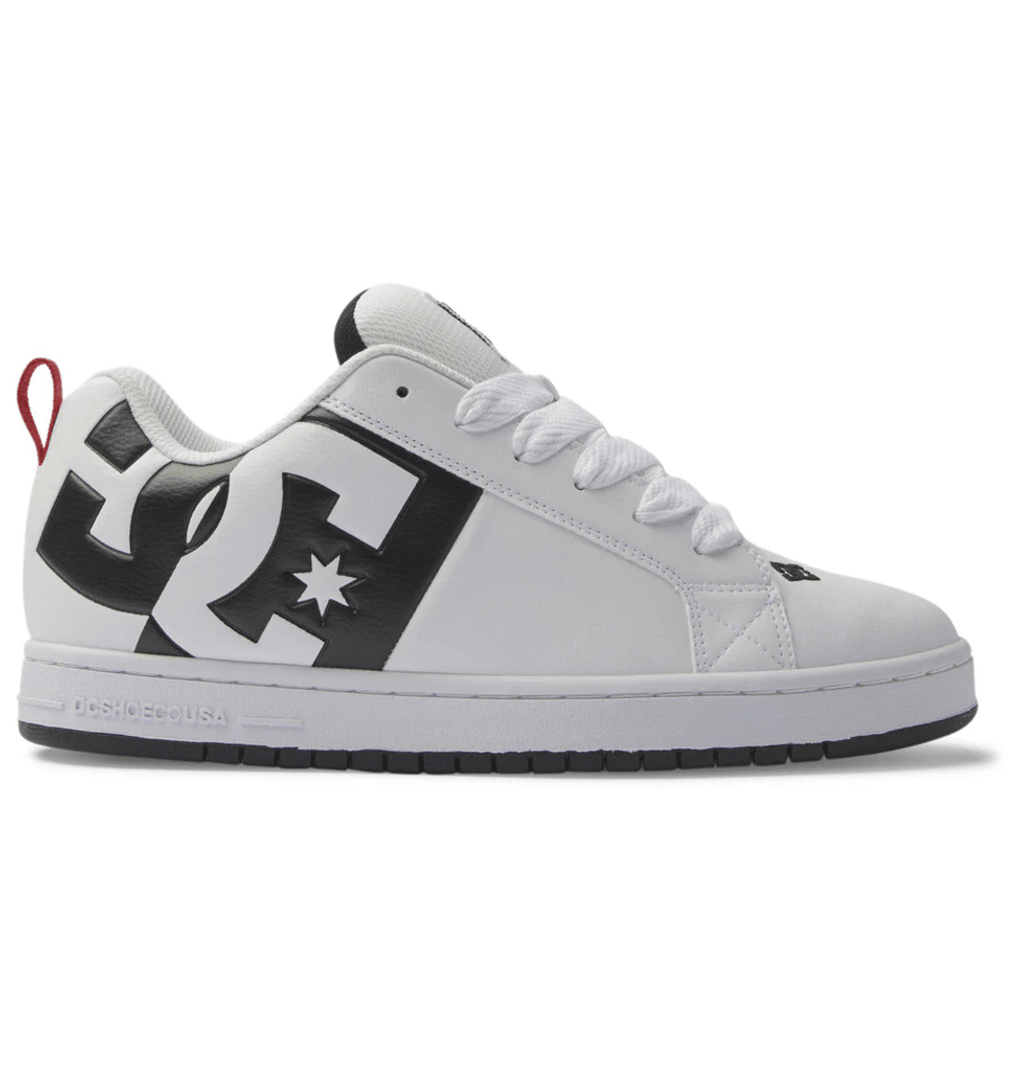 Zapatillas Dc Shoes Court Graffik Para Hombre Blanco/negro/blanco (wlk)