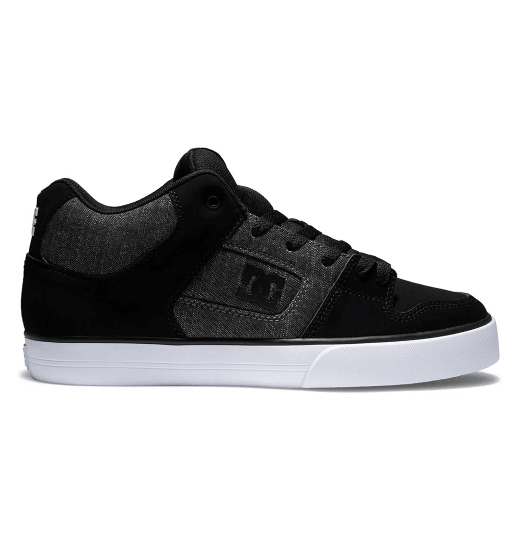 DC Shoes Vyriški Pure Mid Auliniai Batai, Juodi/šarvai (BKO)