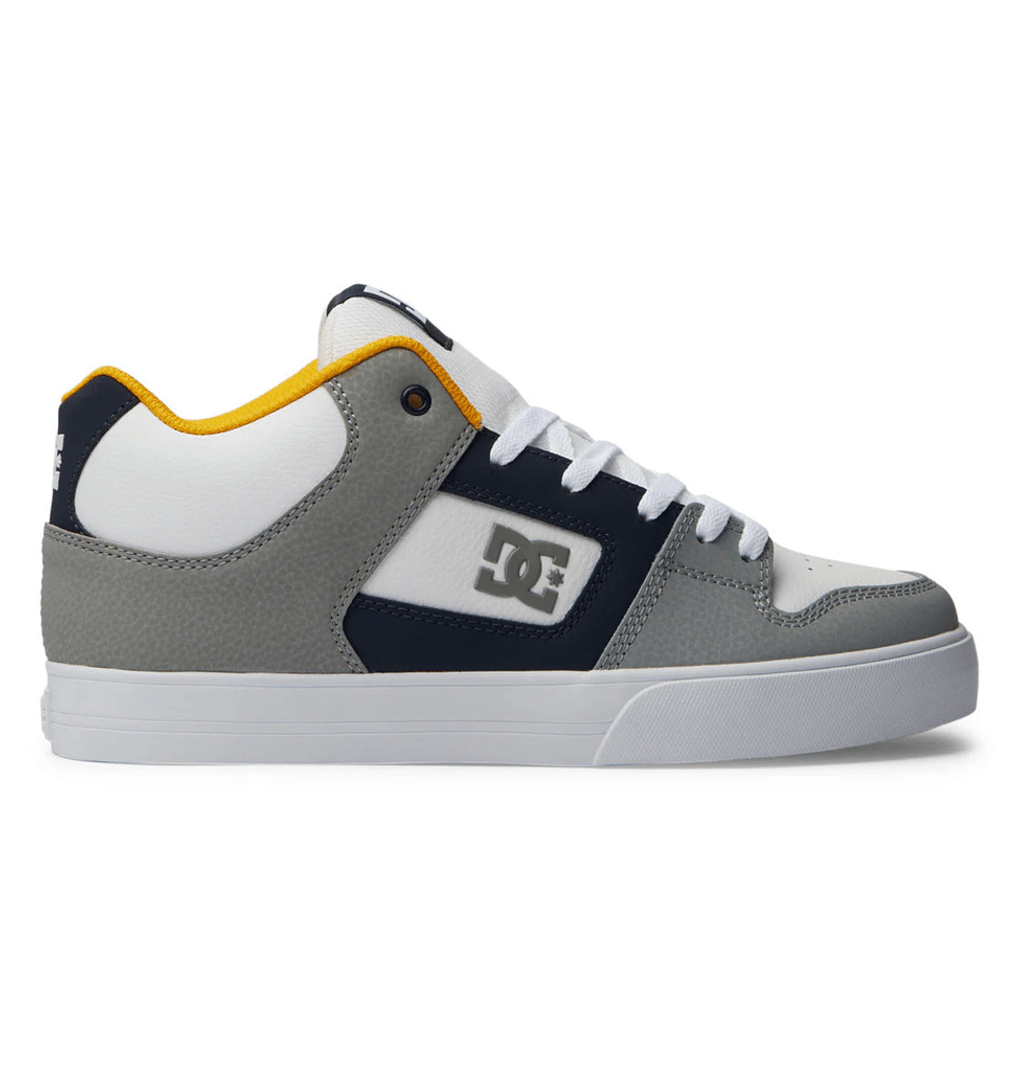 DC Shoes Vyriški Pure Mid Auliniai Batai, Balti/tamsiai Mėlyni (WHN)