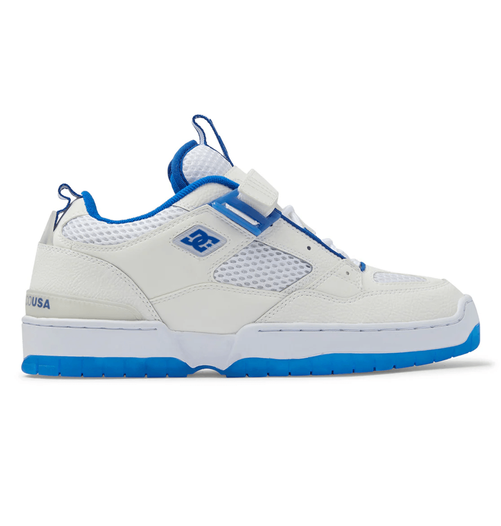 Zapatillas De Skate Profesionales Js-1 Shanahan Pro De Dc Shoes Para Hombre, Blanco/azul (wbl)
