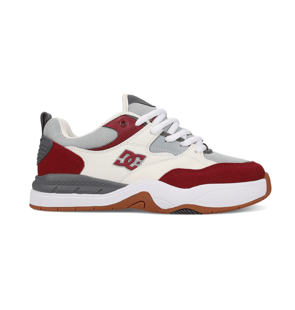 Dc Shoes Zapatillas De Skate Ascend S Para Hombre, Color Hueso/granate/gris Hueso/granate/blanco