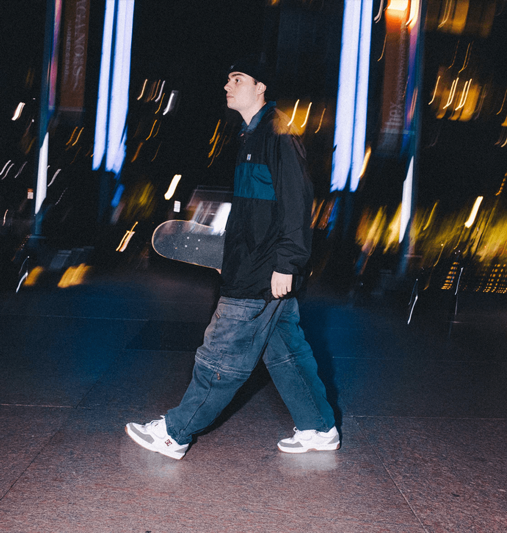 Мъжки обувки Dc Shoes Kalynx Zero, бели/червени/сиви бяло/сиво/червено