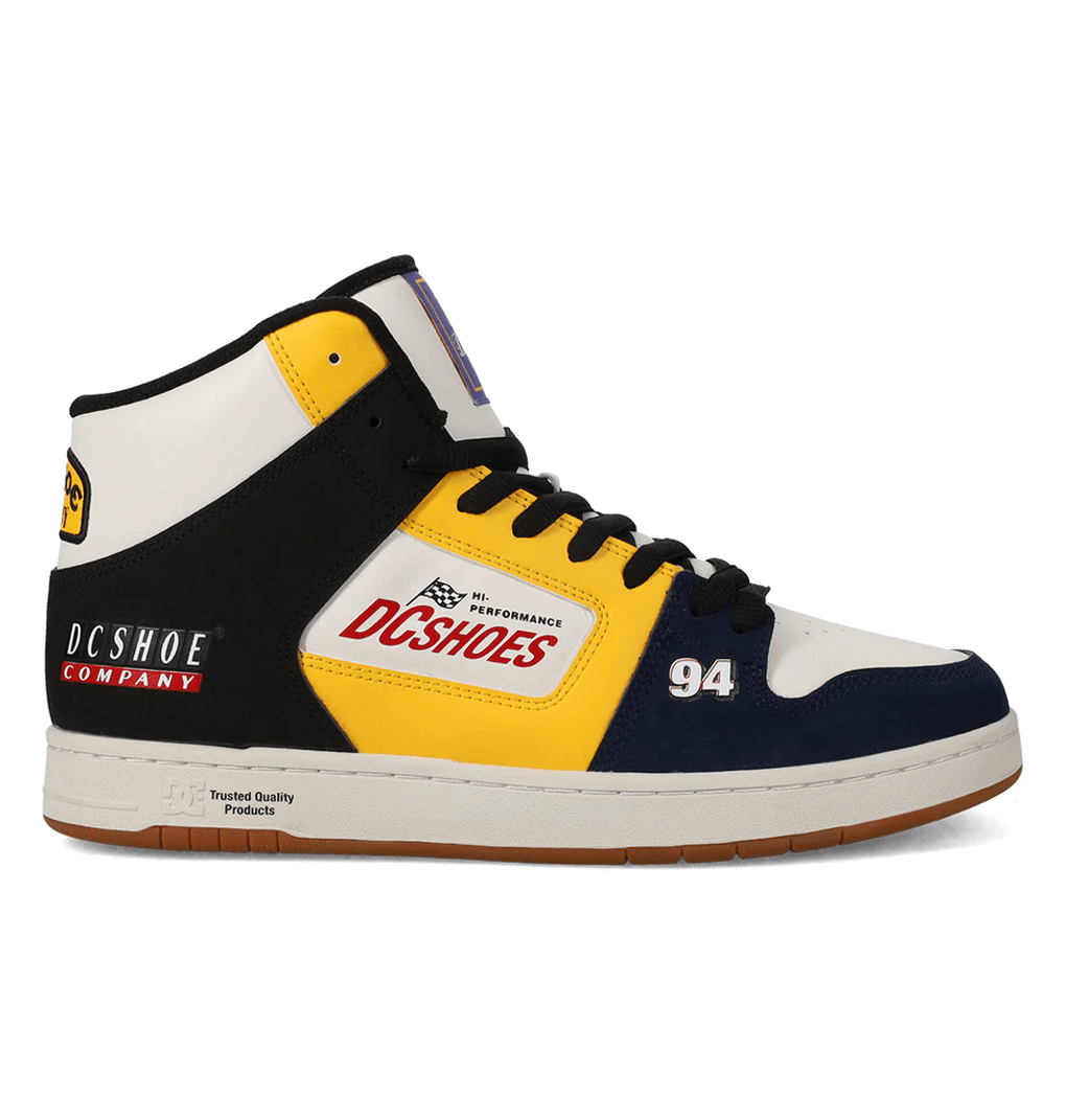 DC Avalynė Vyrams Manteca 4 Hi Batai Blk/ylw/gum Black/ylw/gunmtl