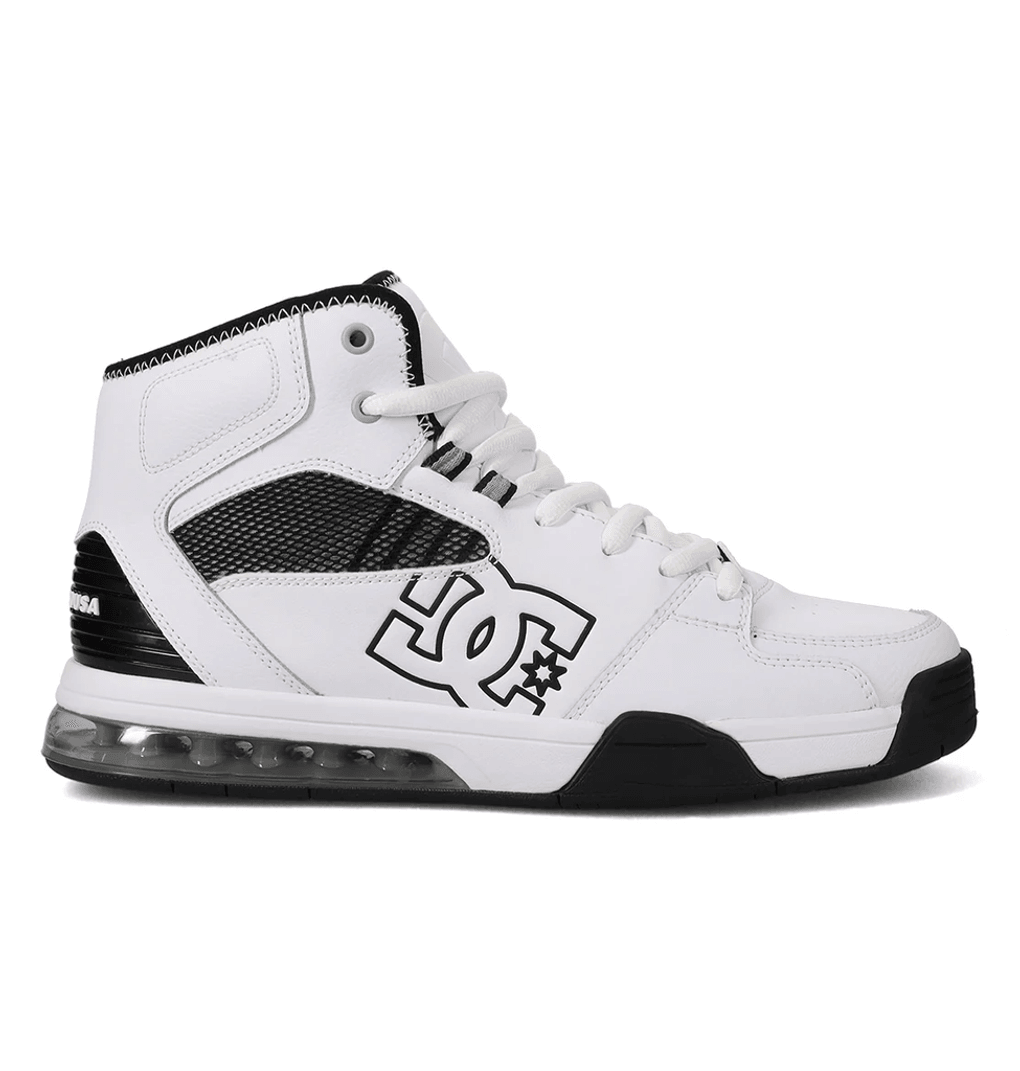 Męskie Buty DC Shoes Versatile Hi Białe/czarne Białe/czarne