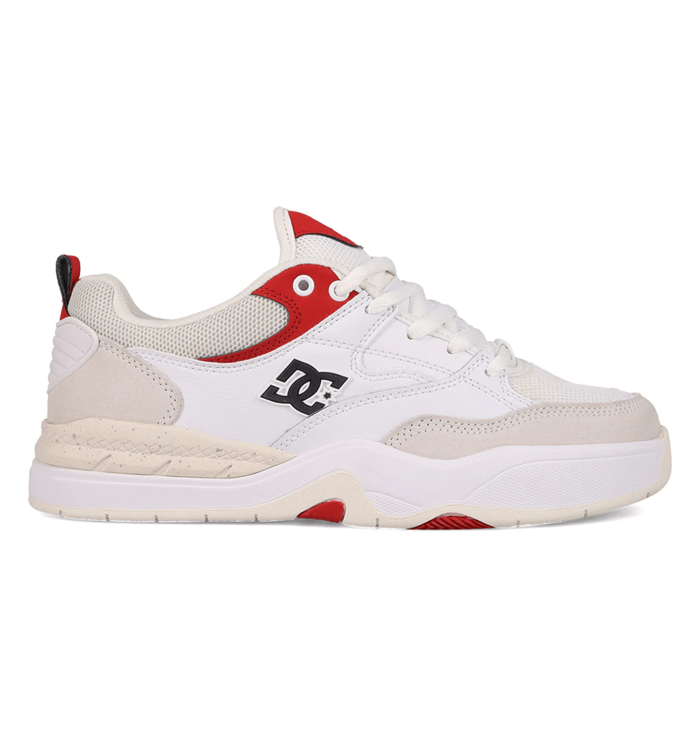 Dc Shoes Ascend S Zapatillas De Skate Para Hombre Blanco / Rojo