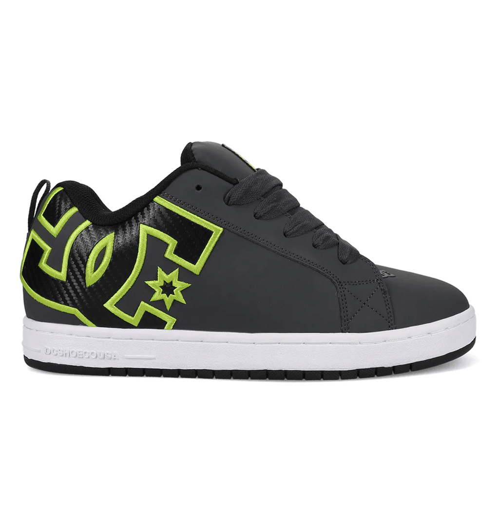 Buty Męskie Dc Shoes Court Graffik Szary/czarny/zielony Szary/czarny/zielony