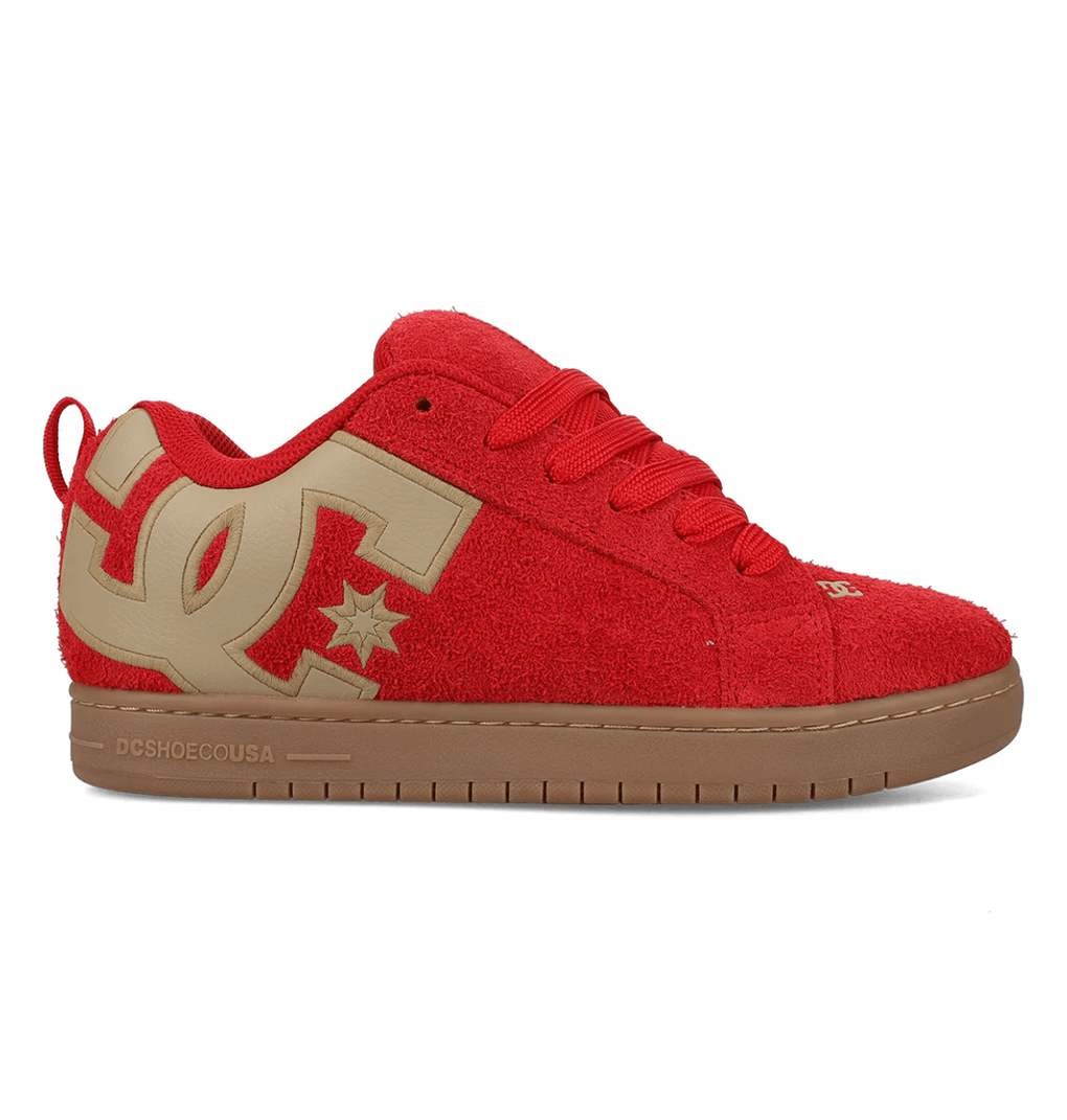 Dc Shoes Zapatillas De Hombre Court Graffik Special Edition Rojo/marrón Claro/goma Rojo/marrón Claro/goma