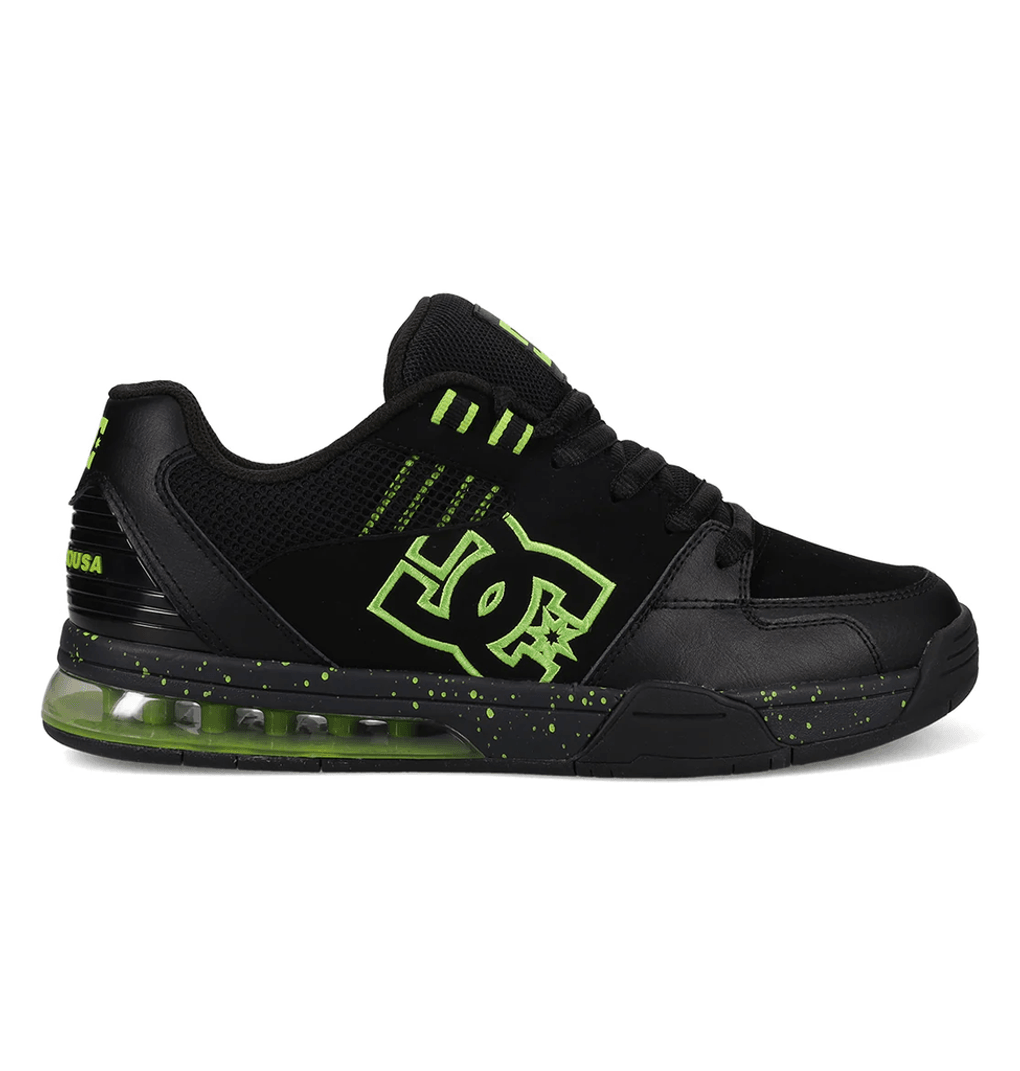 DC Shoes Vyriški Universalūs Riboto Leidimo Batai, Juodi/žalios Spalvos, Juodi/žalios Spalvos