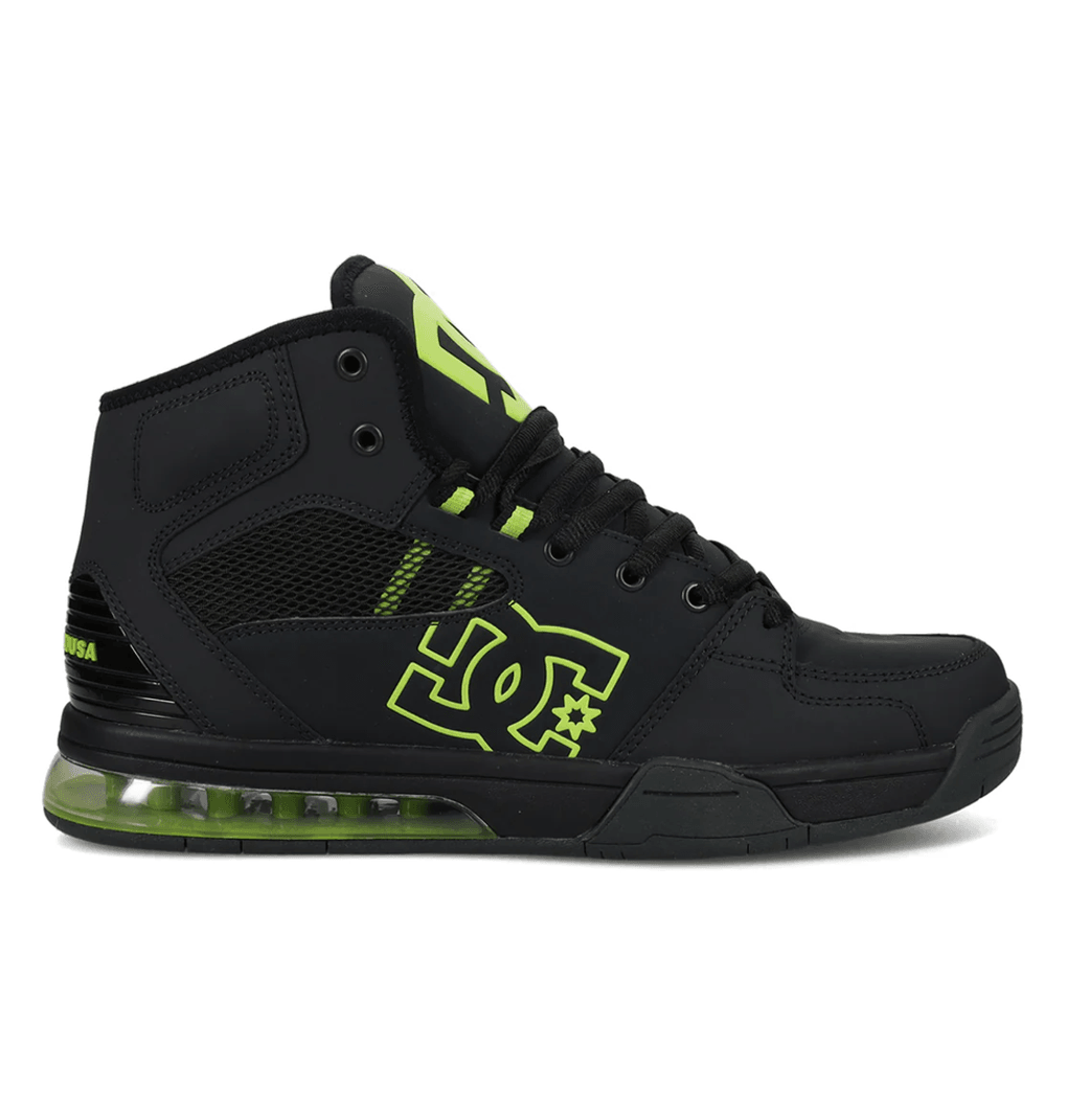 DC Shoes Vyriški Universalūs Aukšti Batai Dkgry/lime/blk Dkgrey/lime/ryl