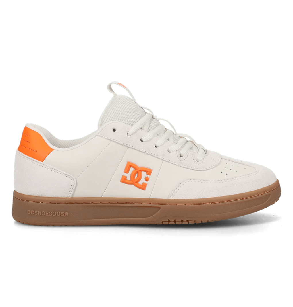 Dc Shoes Astrix Para Hombre, Color Blanco Hueso/naranja/goma Blanco Hueso/naranja/goma