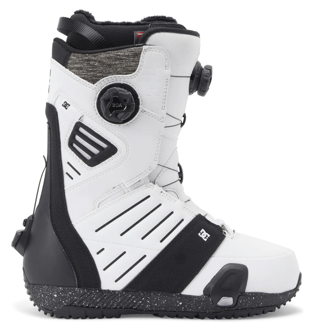 Botas De Snowboard Para Hombre Dc Shoes Judge Step On® Boa® Blanco/estampado Negro (tbp)