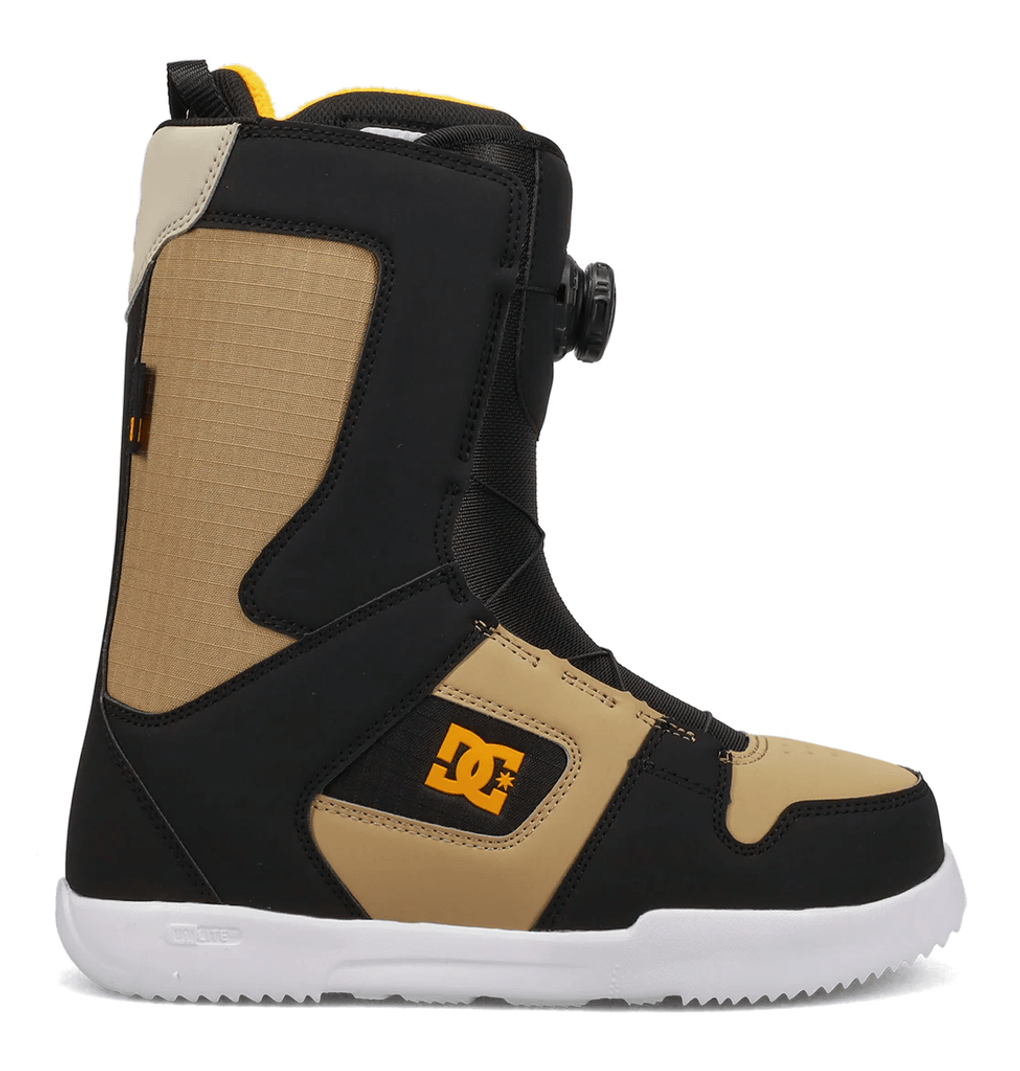Botas De Snowboard Phase Boa® Para Hombre De Dc Shoes, Color Negro/marrón/naranja