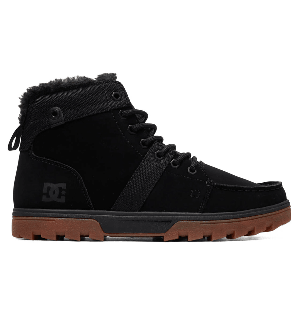 Botas De Invierno Woodland Para Hombre De DC Shoes, Negro/goma (bgm)