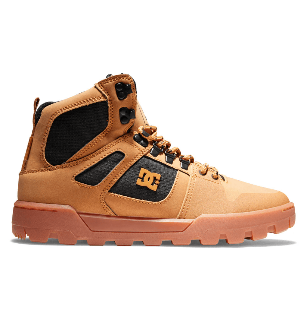 DC Shoes Pure, Botas De Invierno De Caña Alta Resistentes Al Agua Para Hombre, Trigo/negro (wea)
