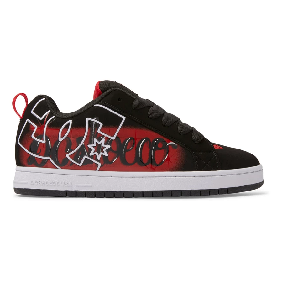 Męskie Buty Dc Z Nadrukiem Graffiti, Buty Sądowe Z Grafiką