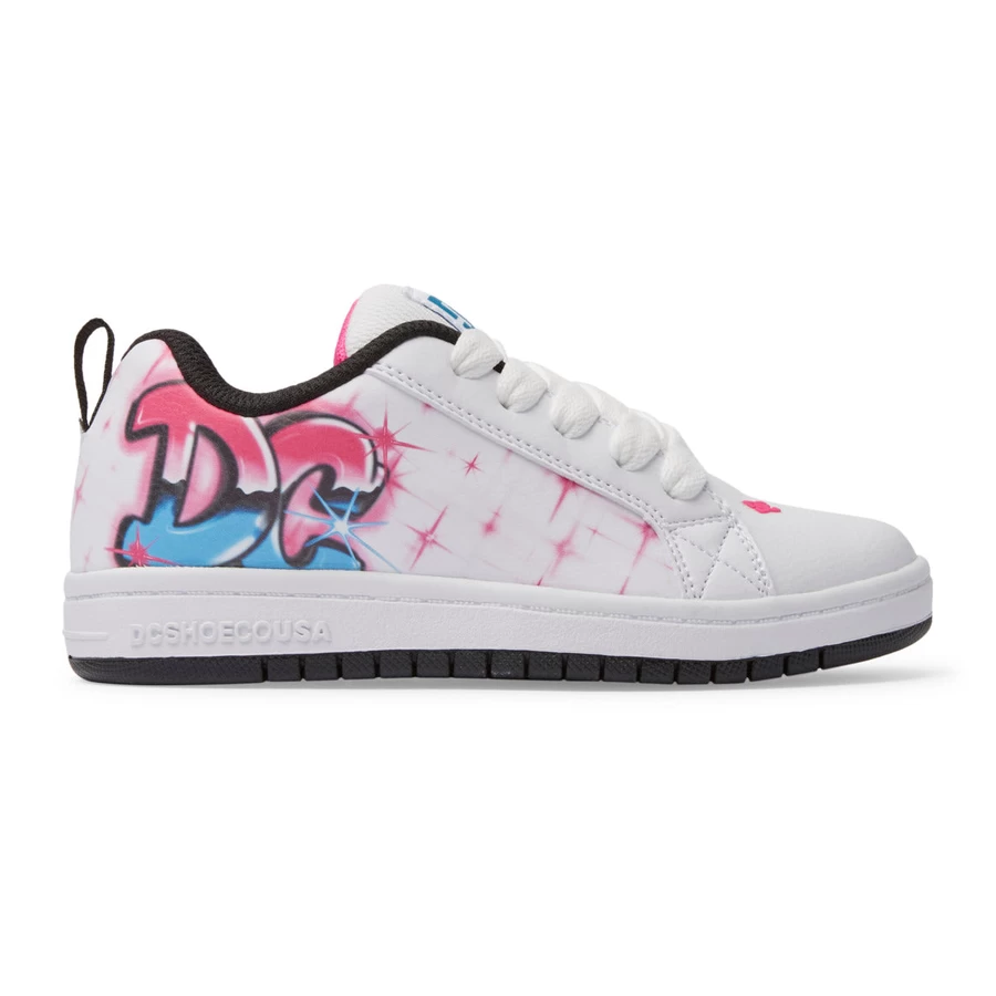 Dc Shoes Kids' Graffiti Print Court Graffik Shoes