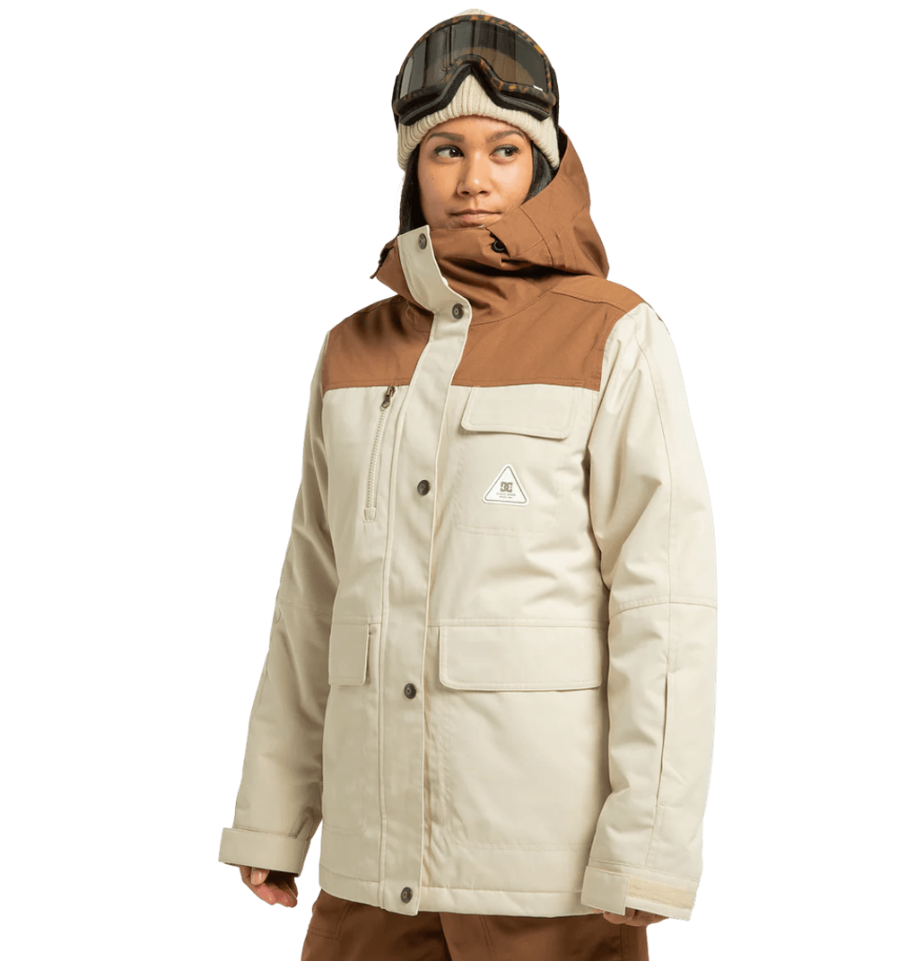 Дамско изолирано яке Dc Shoes Liberate, овесена каша