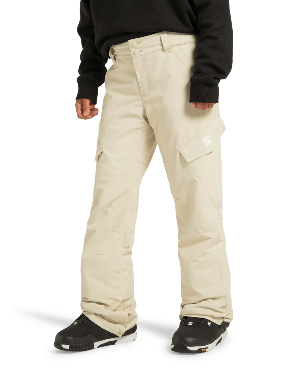 DC Moteriški Pašiltintos Sniego Kelnės „nonchalant“, Avižų Spalvos