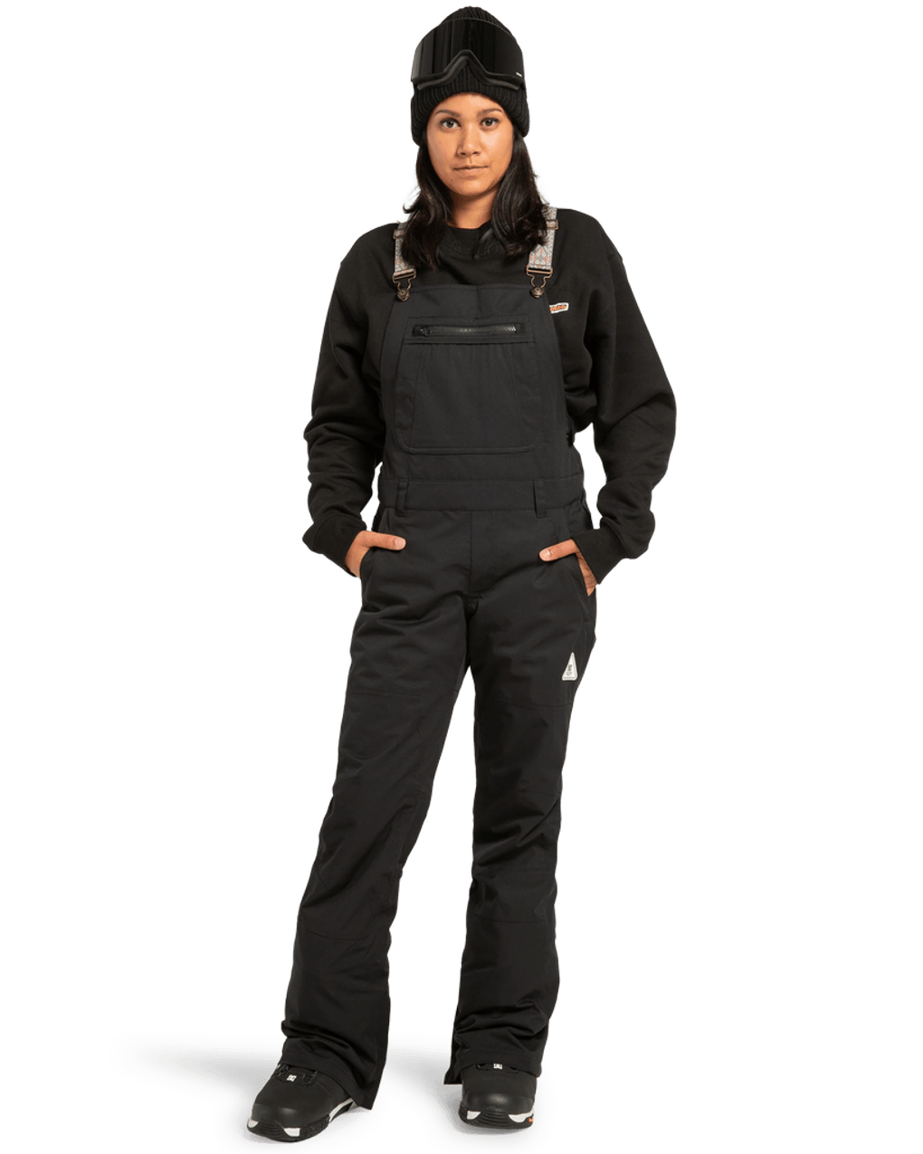 DC Moteriški „Crusade Shell“ Kombinezonai Su Petnešomis, Juodos Spalvos