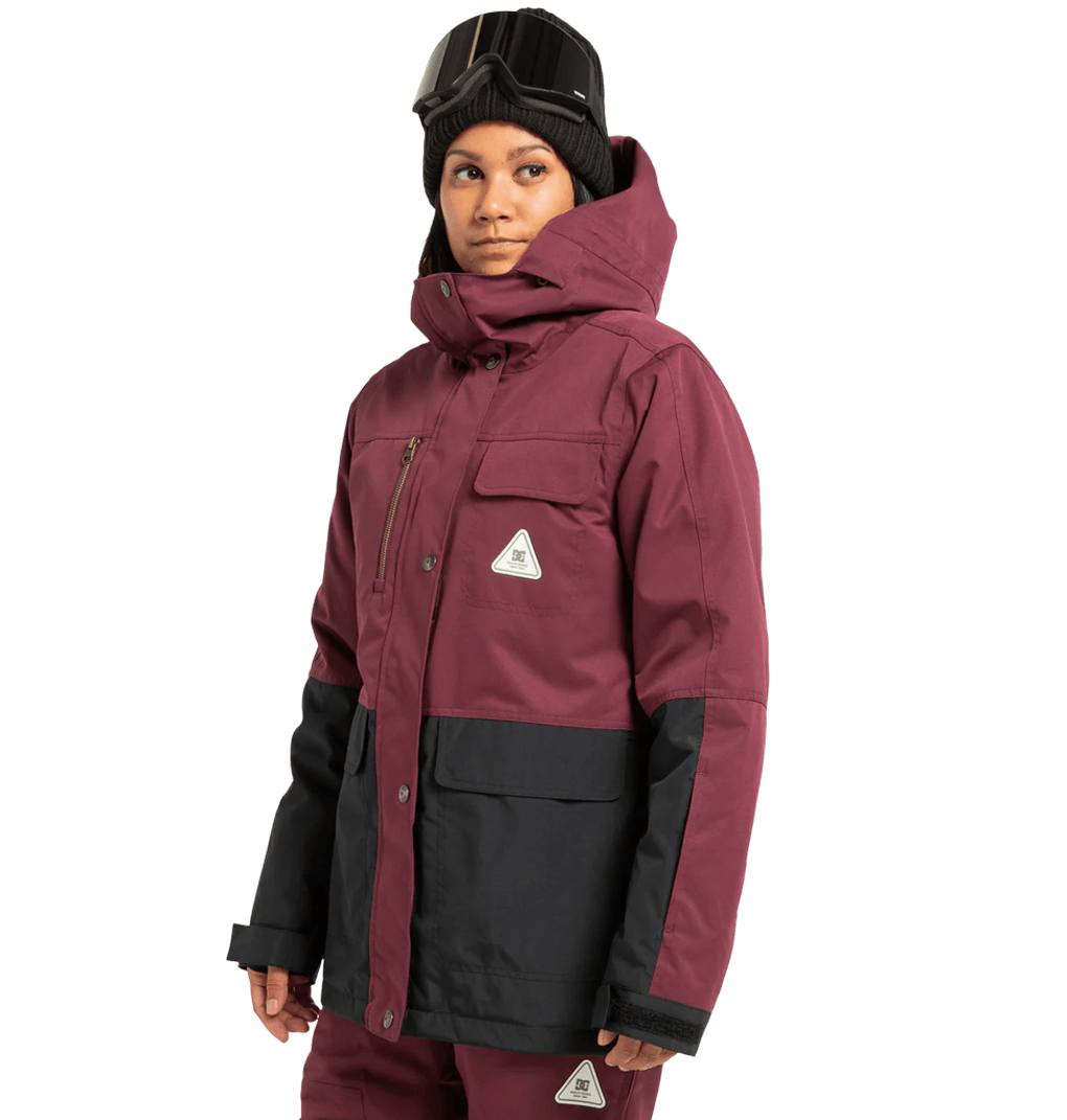 Chaqueta Aislante Liberate Para Mujer De DC Shoes, Color Burdeos Windsor