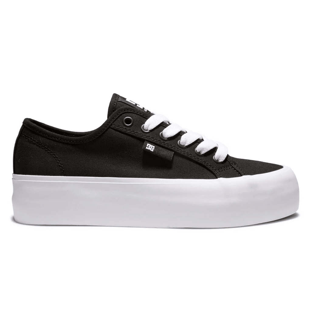 Dc Shoes Women's Manual Platform Shoes Black/White (bkw)