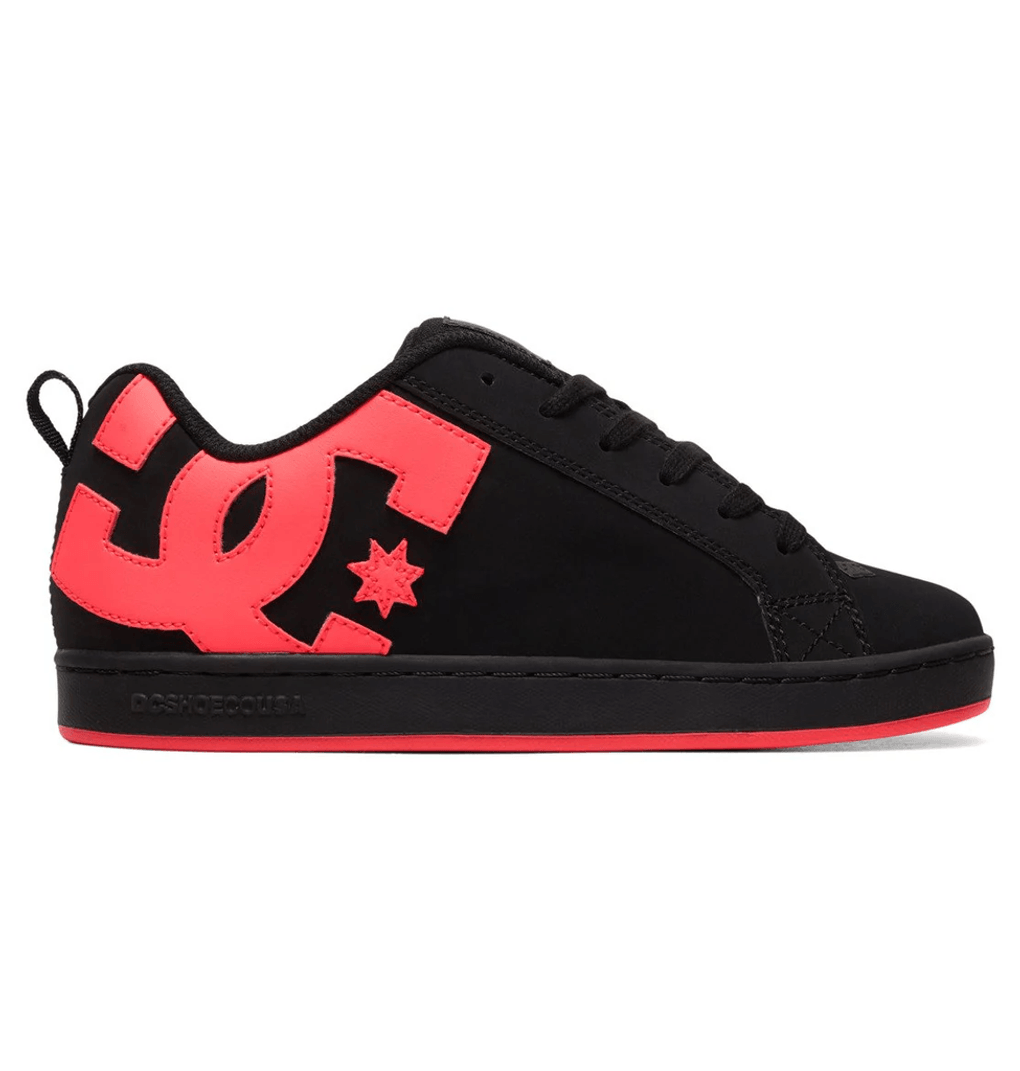 Zapatillas Dc Shoes Court Graffik Para Mujer Negro/rosa Intenso (bhp)
