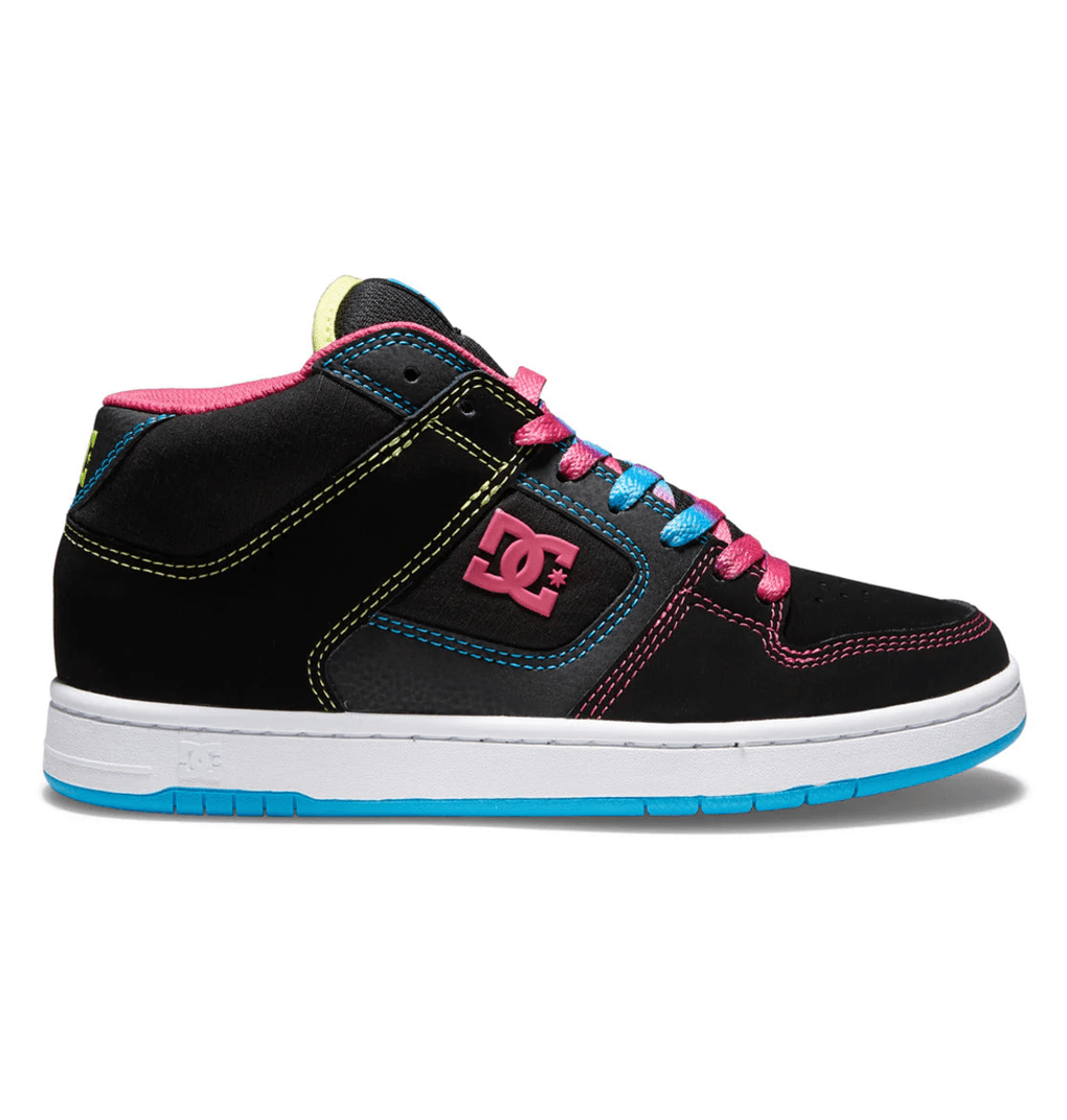 Дамски обувки Dc Shoes Manteca 4 Mid с висок профил, черни/многоцветни (KMI)