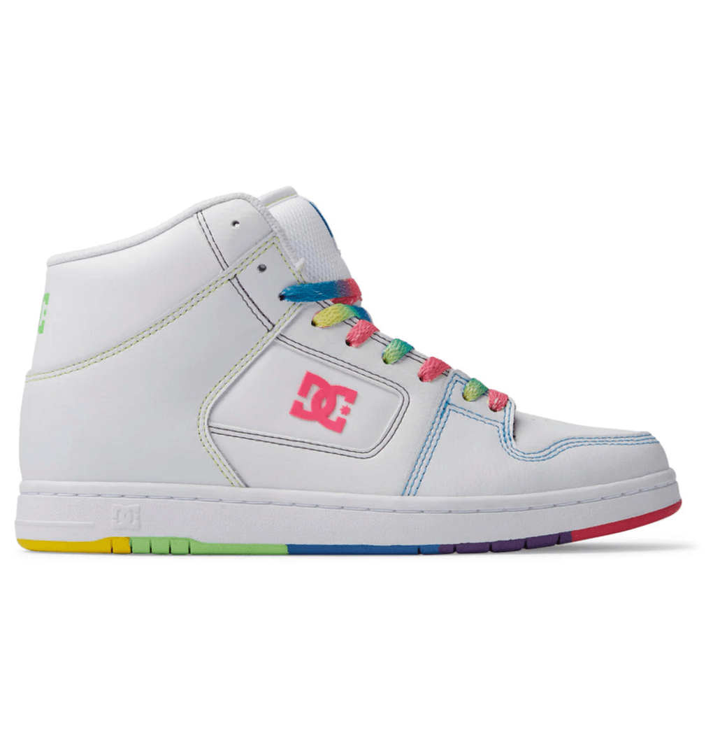 Zapatillas Altas Dc Shoes Manteca 4 Hi Para Mujer Blanco/arcoíris (trw)