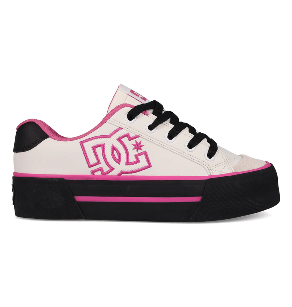 Дамски обувки на платформа Dc Shoes Chelsea, бели/черни/розови (wai)