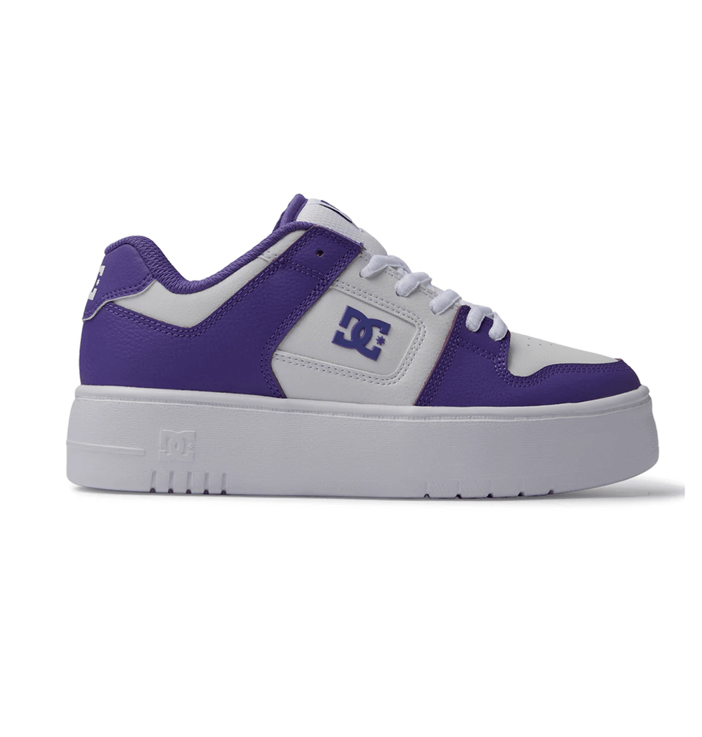 Zapatillas De Plataforma Manteca 4 Para Mujer De DC Shoes Uva/blanco (5gw)