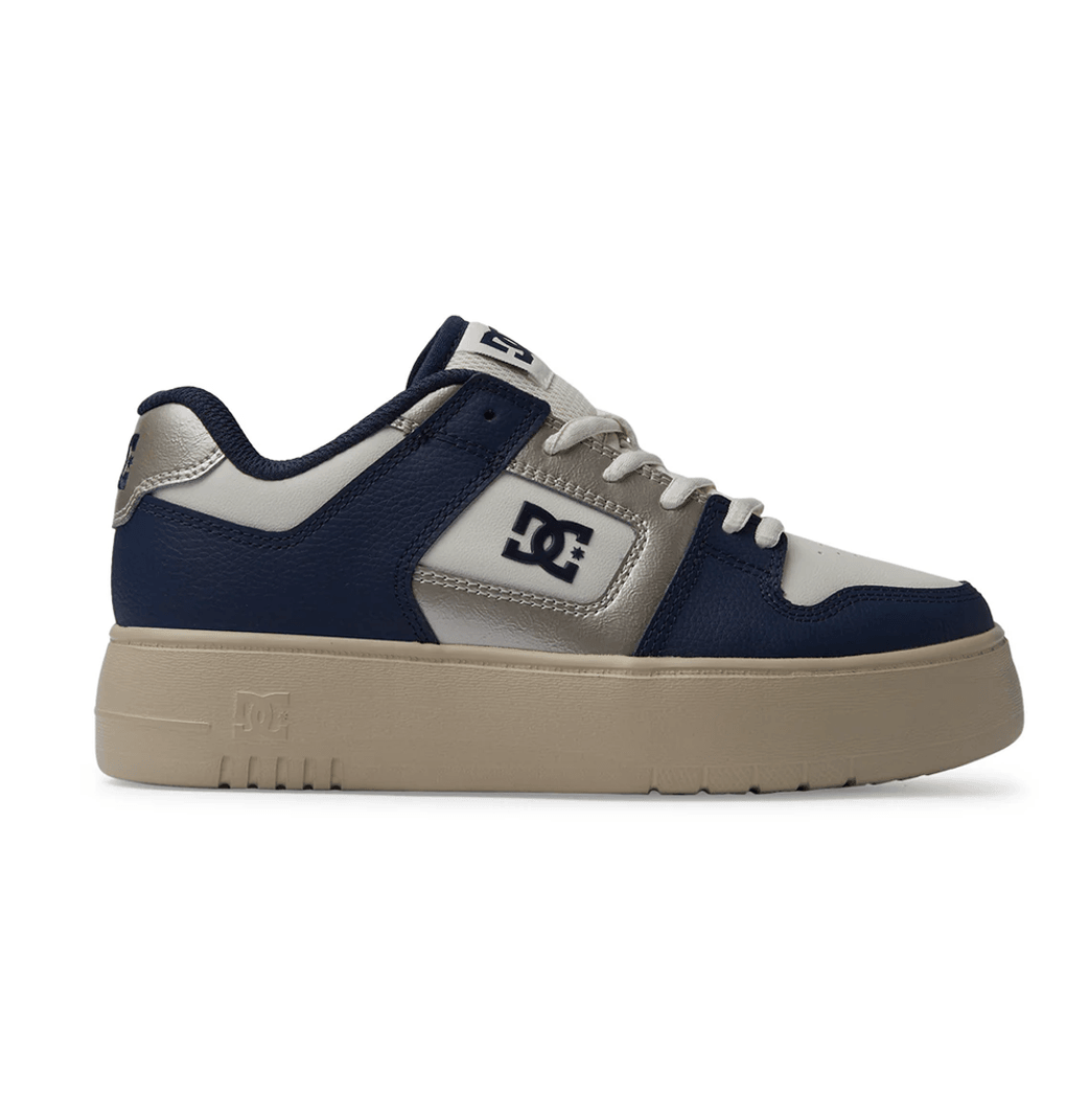 Дамски обувки на платформа Dc Shoes Manteca 4, бели/шампанско (wcg)