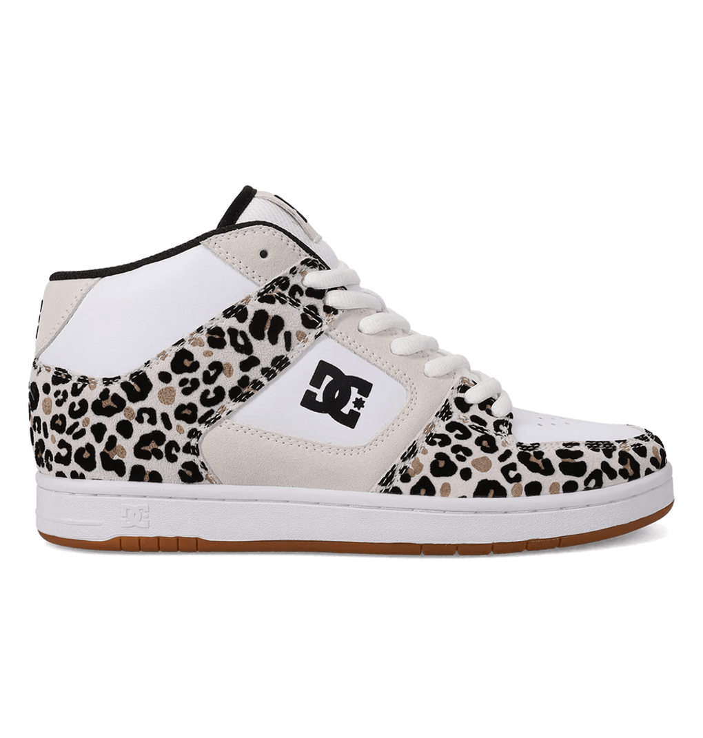 Дамски високи обувки Dc Shoes Manteca 4 Hi Mid Lx Wht/leo/blk White/leopard/blk