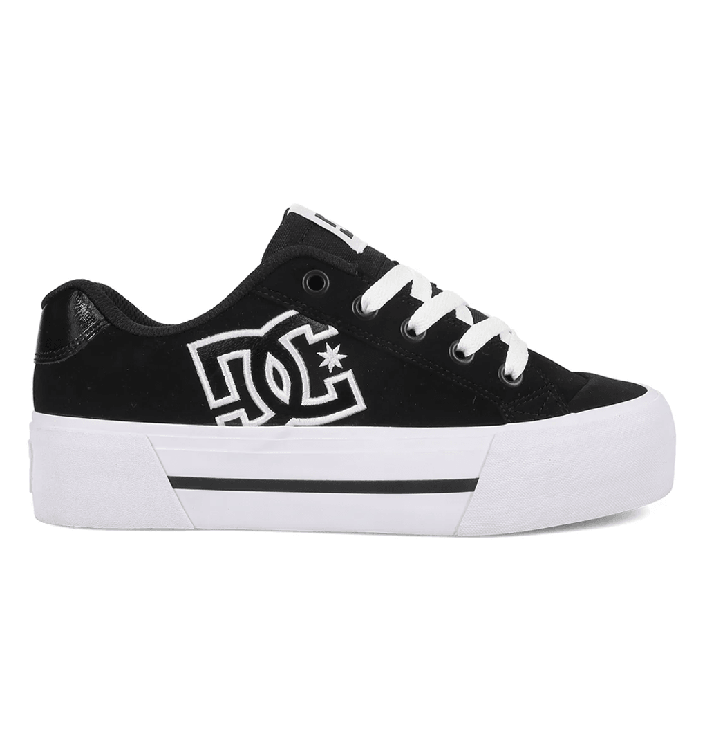 Дамски обувки на платформа Dc Shoes Chelsea, черни / бели