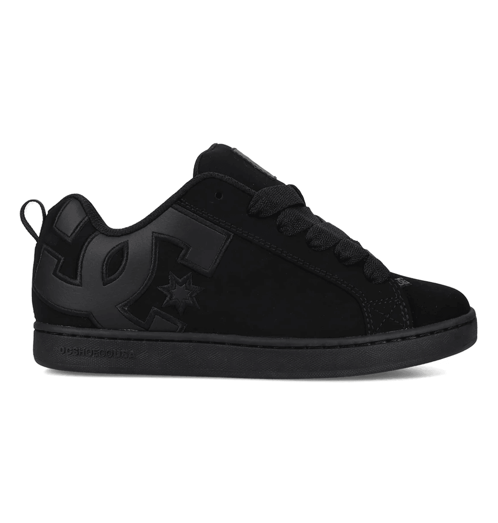 Zapatillas De Mujer Court Graffik De DC Shoes Negras/negras